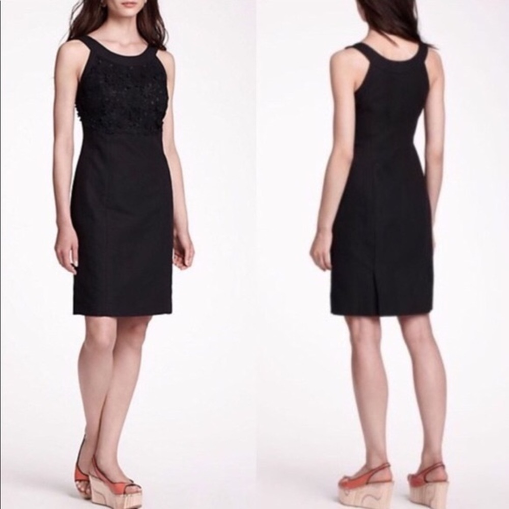 Postmark Oleander Floral Applique Sheath Dress